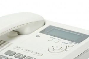 Telephone system handset